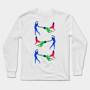 RGB La Danse by Henri Matisse Remix Long Sleeve T-Shirt